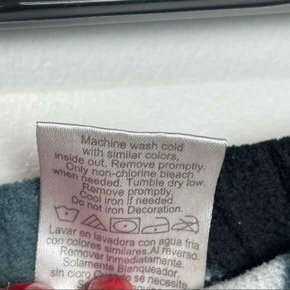 Disney Solid Black Mickey Mouse Graphic Pajama Pants Elastic Waist Band size L - Picture 6 of 11